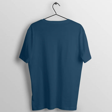 First Time Dadda Special Navy Blue T Shirt for Men