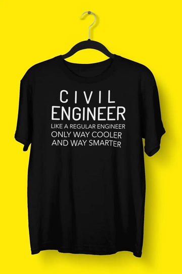 Civil Engineer T Shirt for Men | Premium Design | Catch My Drift India