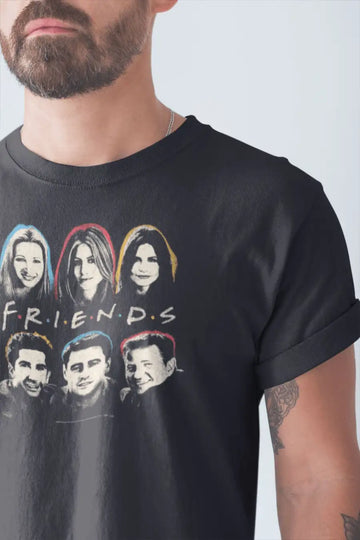 Friends All Six Characters Special T Shirt for Men and Women | Premium Design | Catch My Drift India
