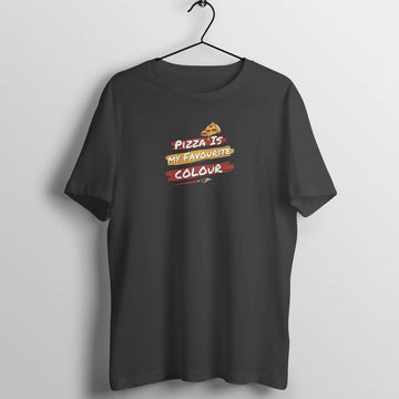 Pizza is my Favourite Colour Special Foodie T Shirt for Men and Women