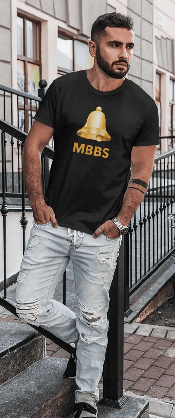 Ghanta MBBS Doctor Black T-Shirt | Premium Design | Catch My Drift India