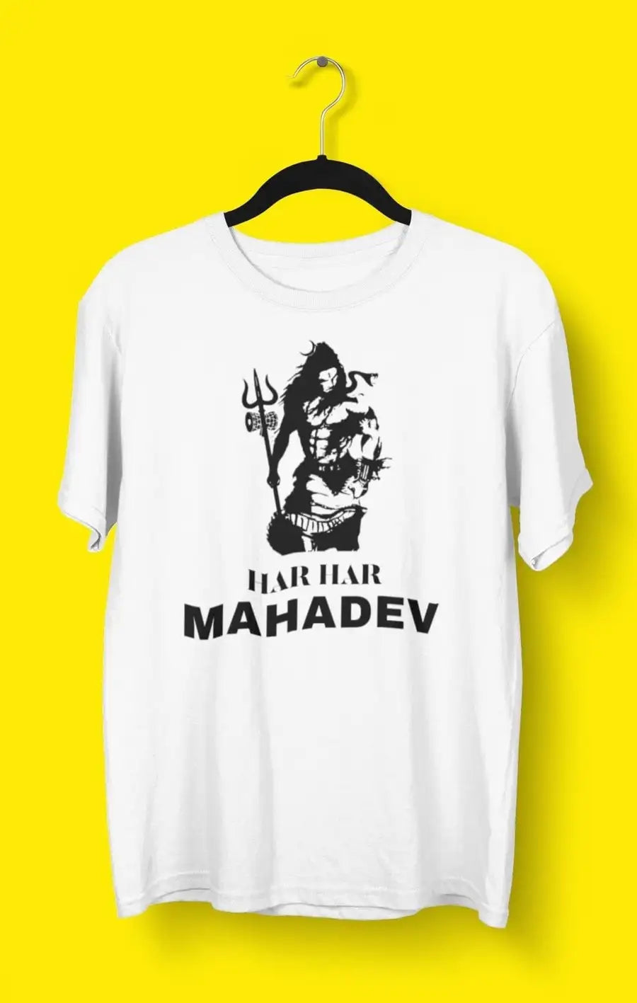 HAR HAR MAHADEV Exclusive White T-Shirt for Men, Premium Design
