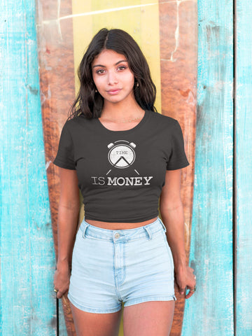 Time is Money Exclusive Black T Shirt for Men and Women