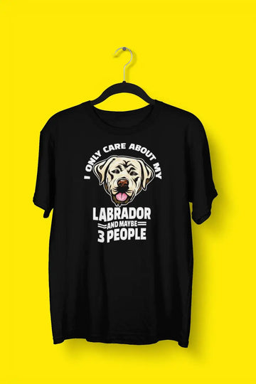 I Only Care About My Golden Retriever Black T Shirt for Men and Women | Premium Design | Catch My Drift India