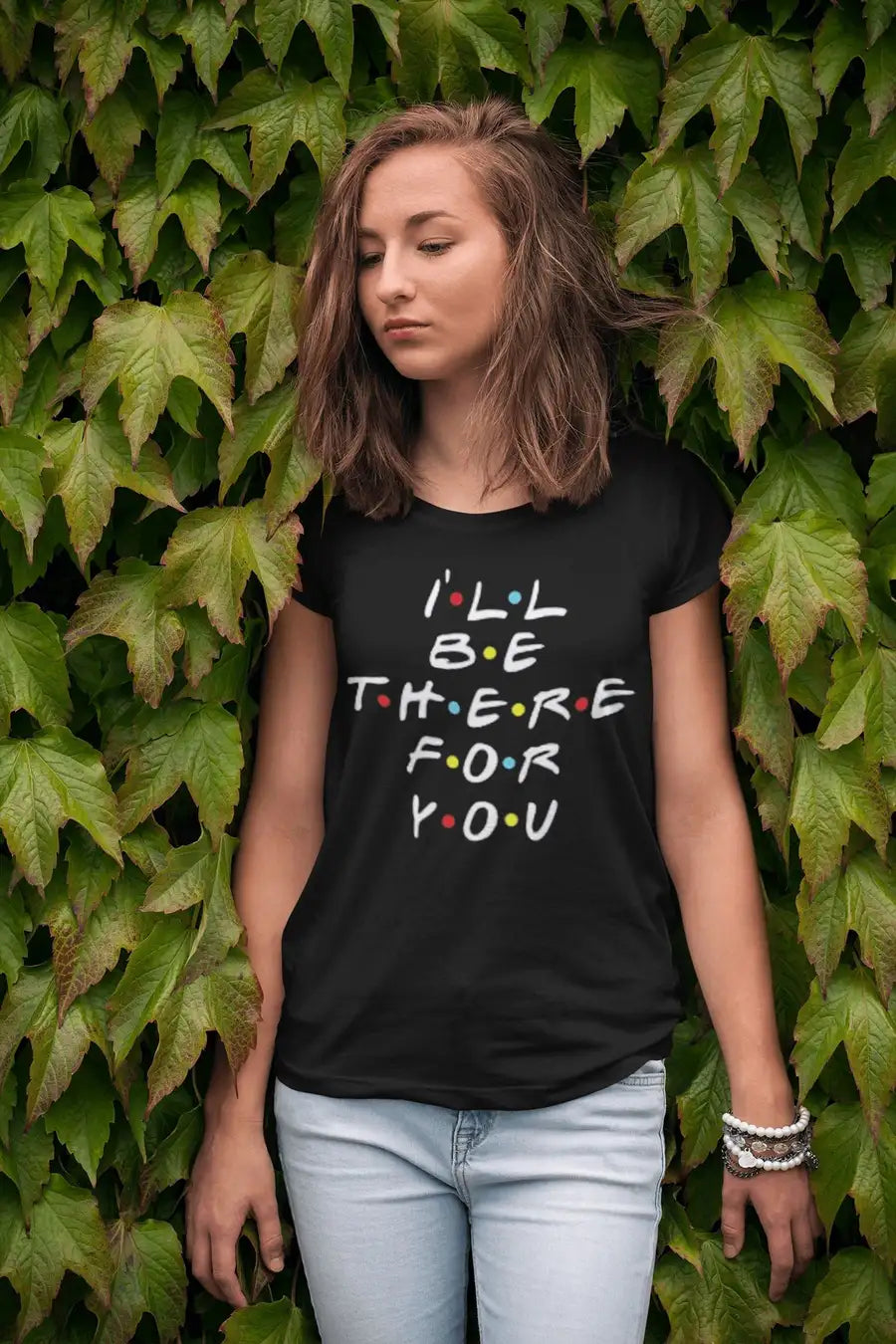 I'll Be There For You - Friends Exclusive Unisex T-Shirt | Premium Design | Catch My Drift India - Catch My Drift India Clothing black, clothing, made in india, shirt, t shirt, trending, tshi