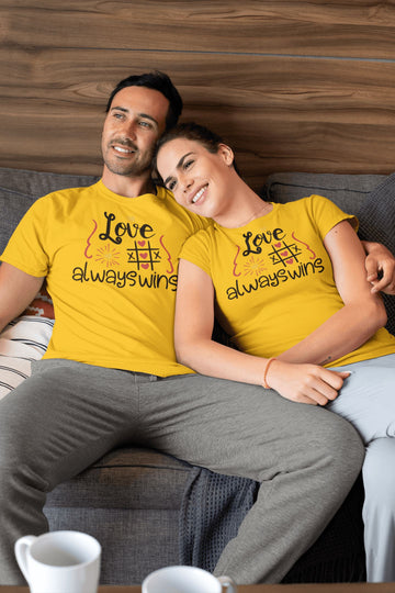 Love Always Wins Special Matching T Shirts for Couples
