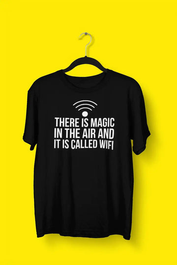 Magic Called Wifi T Shirt for Men | Premium Design | Catch My Drift India