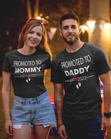 Promoted to Daddy Est. 2022 Exclusive T Shirt for Men