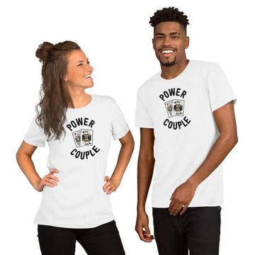 Power Couple Exclusive Matching T Shirt for Men and Women | Premium Design | Catch My Drift India