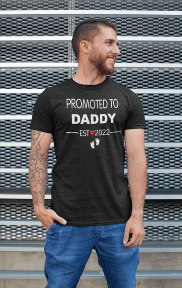 Promoted to Daddy Est. 2022 Exclusive T Shirt for Men
