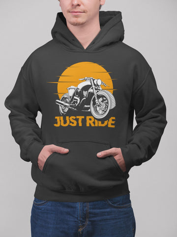 Just Ride Exclusive Bike Enthusiast Hoodie For Men and Women