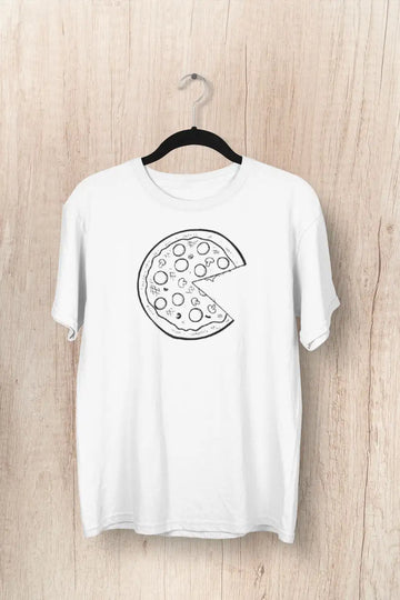 Rest of Pizza T Shirt for Couples | Premium Design | Catch My Drift India