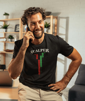 Scalper Exclusive Black T Shirt for Day Trader Men and Women