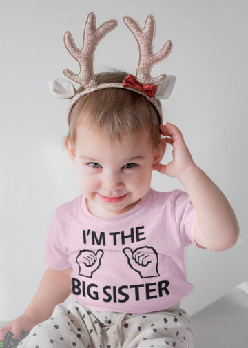 i'm the Big Sister Special T Shirt for Baby Girls