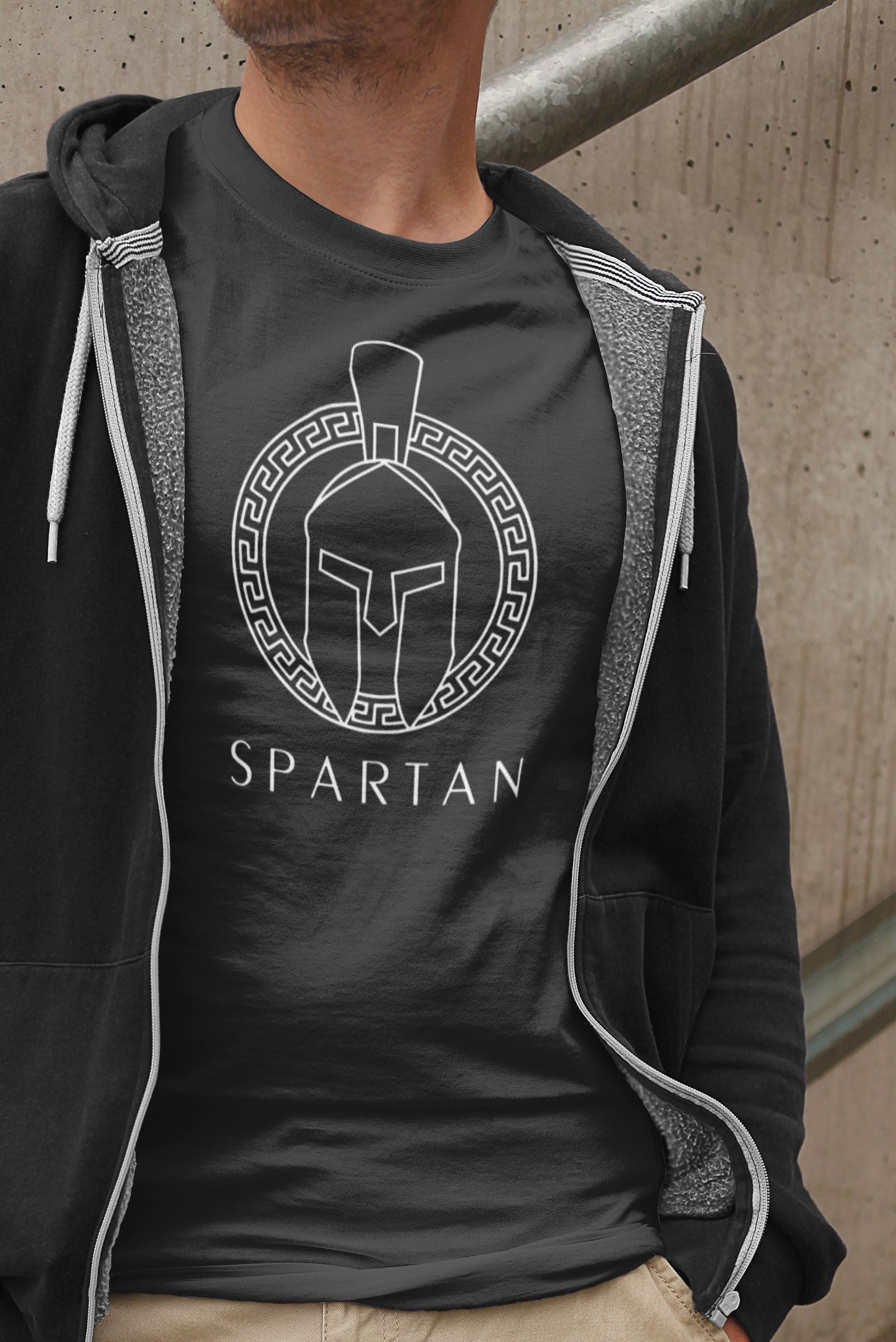 Spartans Caution this is spartan' Men's Premium T-Shirt
