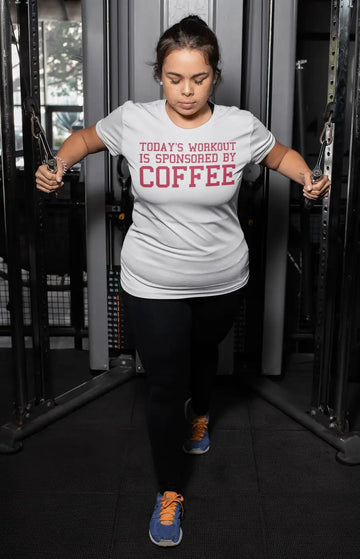Today's Workout - Sponsored By Coffee Unisex T Shirt | Premium Design | Catch My Drift India