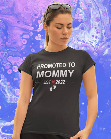 Promoted to Mommy Est. 2022 Special T Shirt for Women