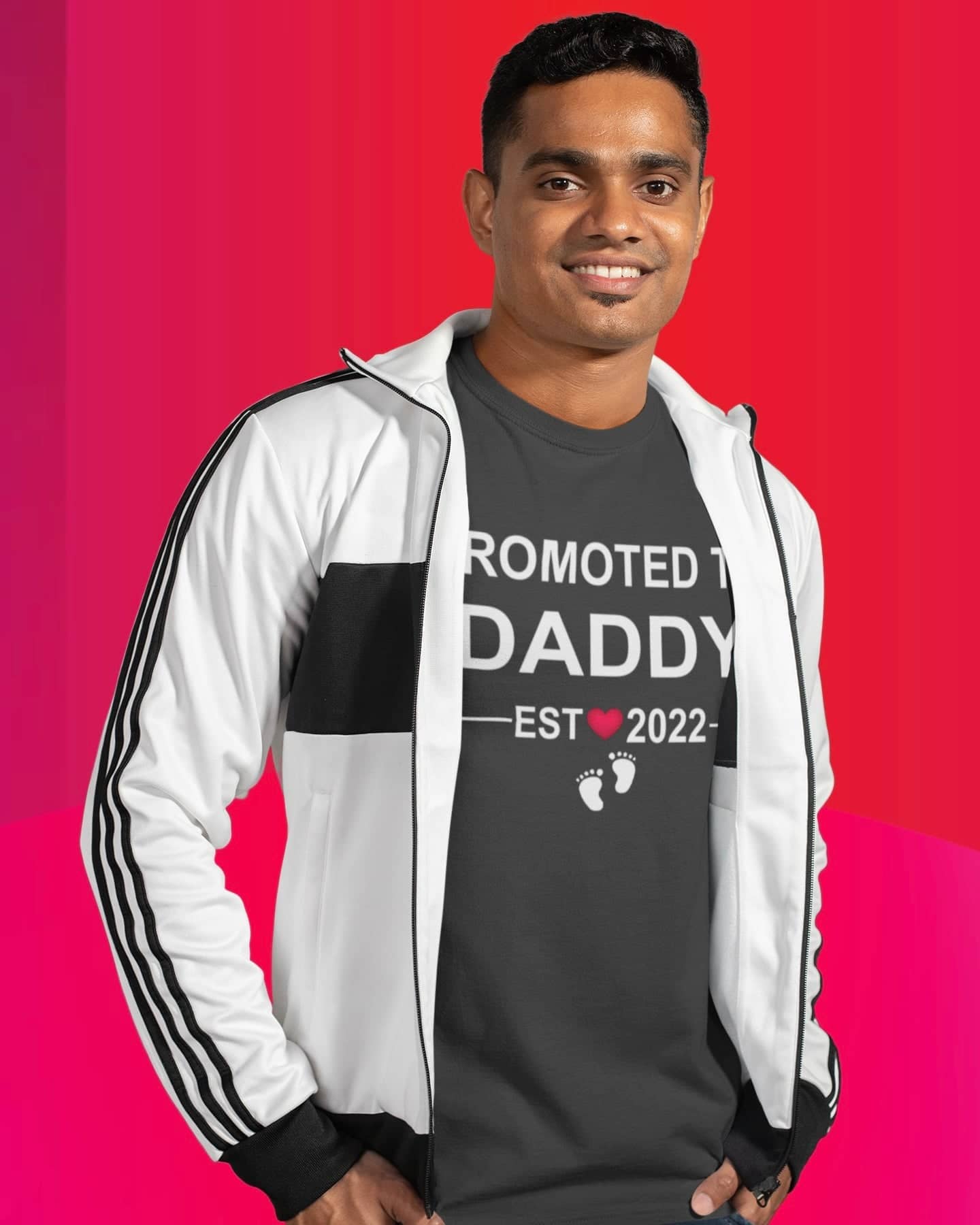 Promoted to Daddy Est. 2022 Exclusive T Shirt for Men freeshipping - Catch My Drift India