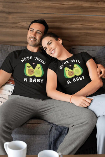 We're Avin a Baby T Shirts for Men | Premium Design | Catch My Drift India