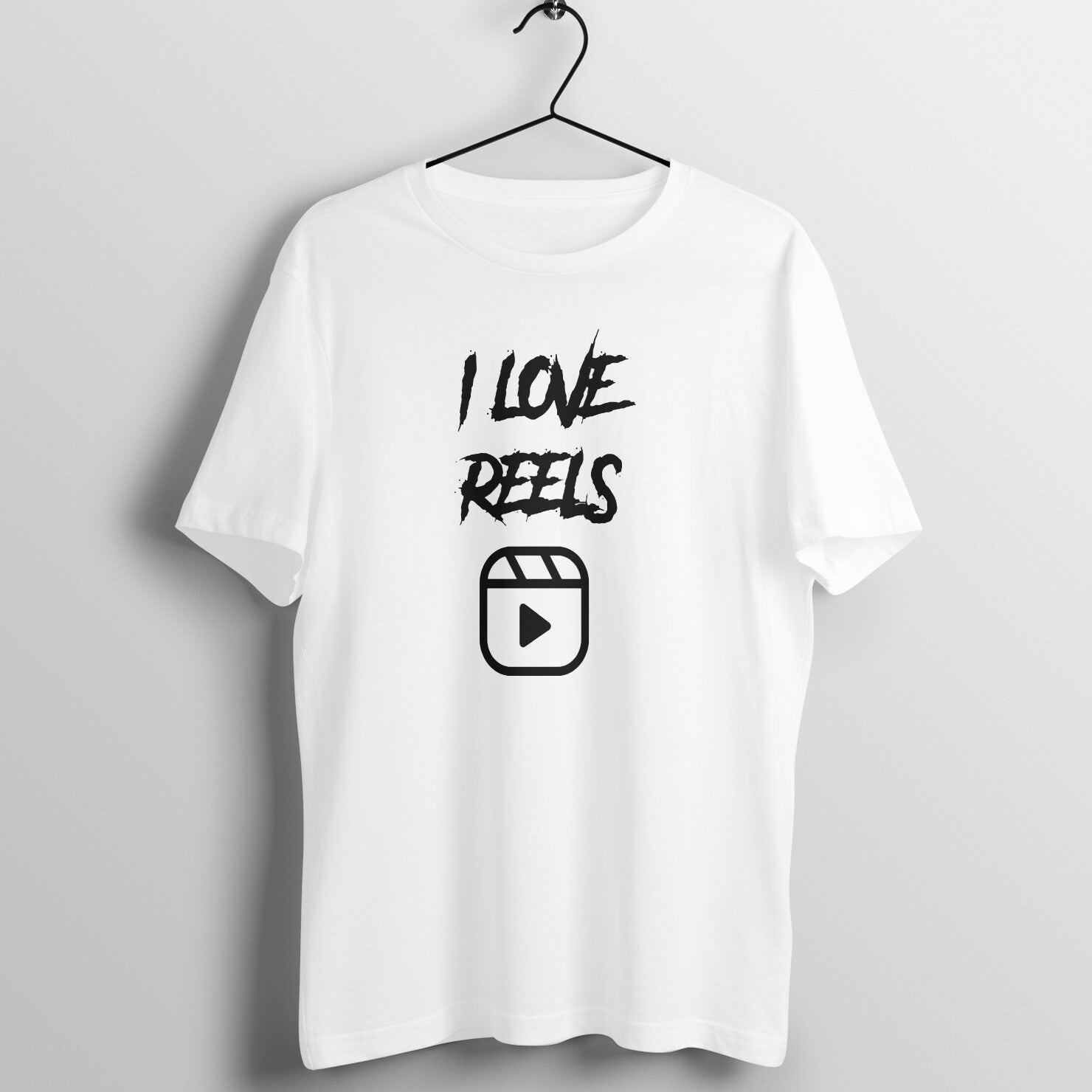 I Love Reels Exclusive White T Shirt for Men and Women