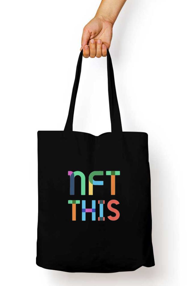 NFT This Exclusive Zipper Tote Bag freeshipping - Catch My Drift India