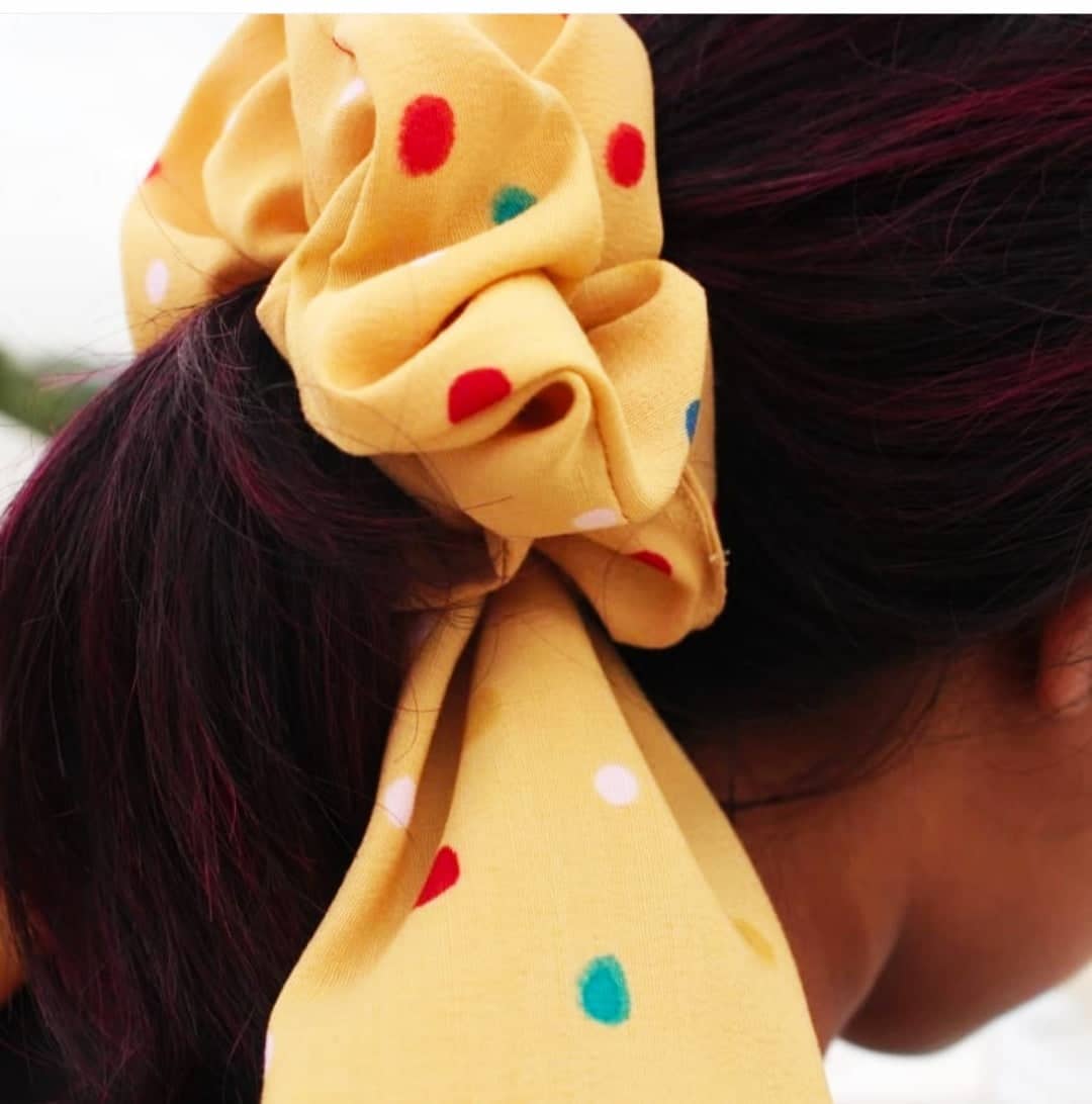 Catch My Drift's Lovely Multiple Use Scrunchies for Women (Premium Quality and Completely Handmade) Hair Styling Tools Catch My Drift India 