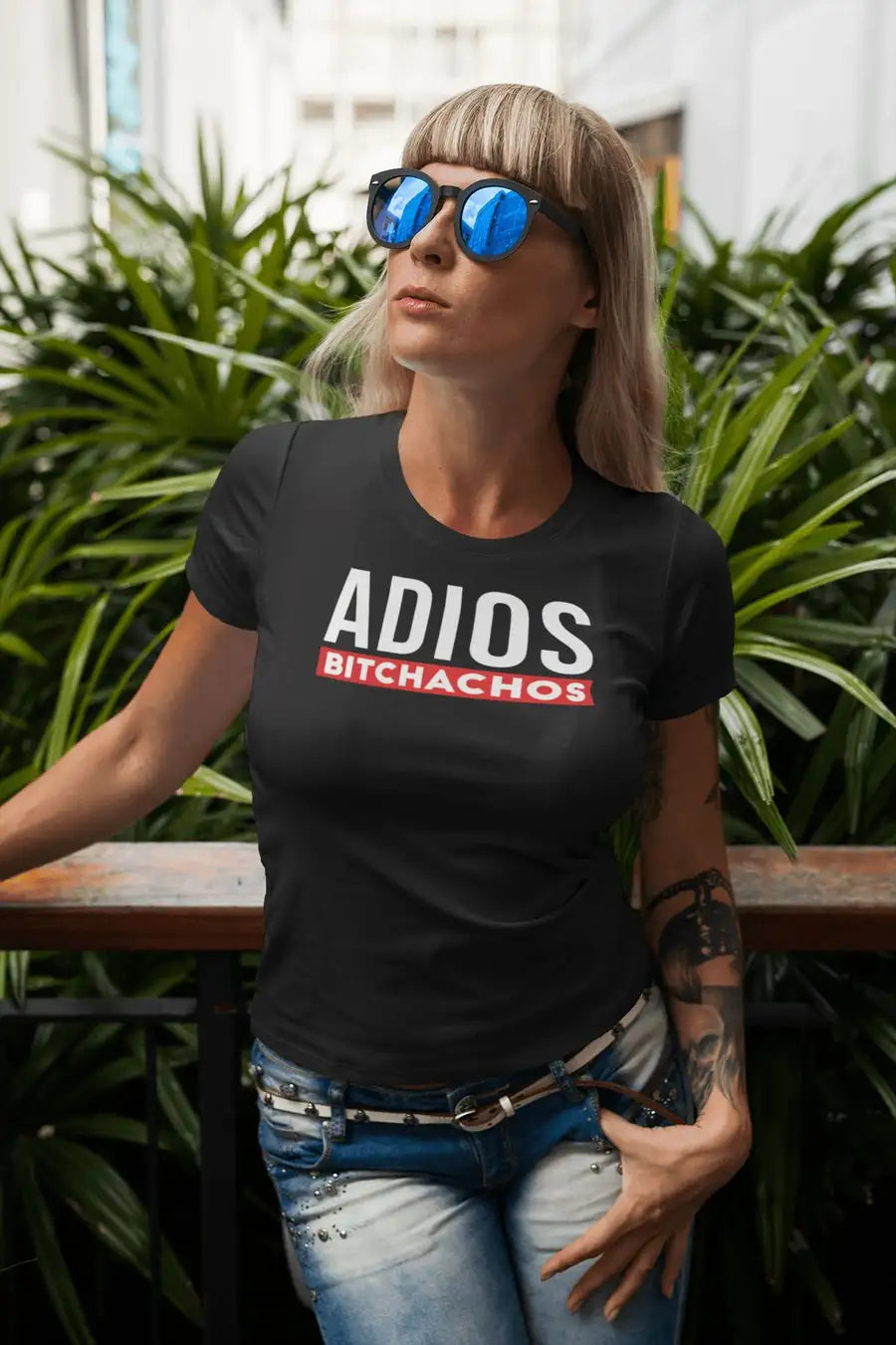 Adios Bitchachos Funny T Shirt for Men and Women | Premium Design | Catch My Drift India - Catch My Drift India  black, clothing, funny, made in india, shirt, t shirt, trending, tshirt, unise