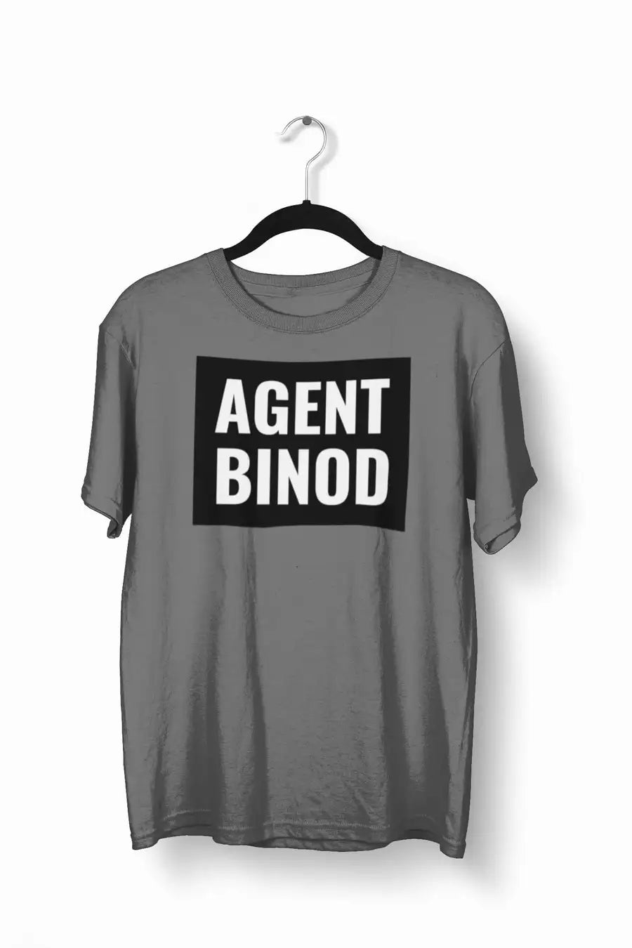 Agent Binod T Shirt for Men and Women | Premium Design | Catch My Drift India - Catch My Drift India Clothing black, bollywood, clothing, funny, made in india, multi colour, shirt, t shirt, t