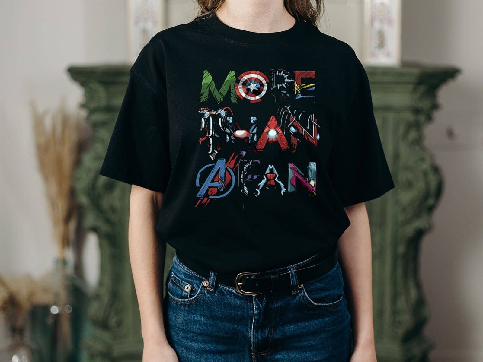 All Original Avengers More Than A Fan Exclusive Black T Shirt for Men and  Women freeshipping - Catch My Drift India