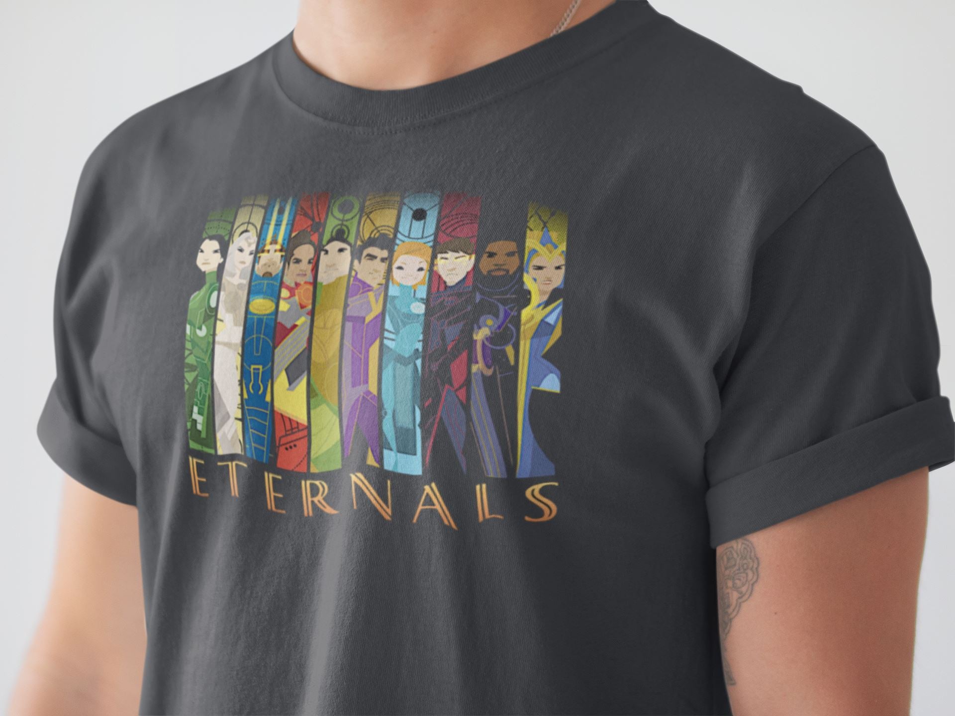 The Eternals Comic Book Version Official Black T Shirt for Men and Women freeshipping - Catch My Drift India