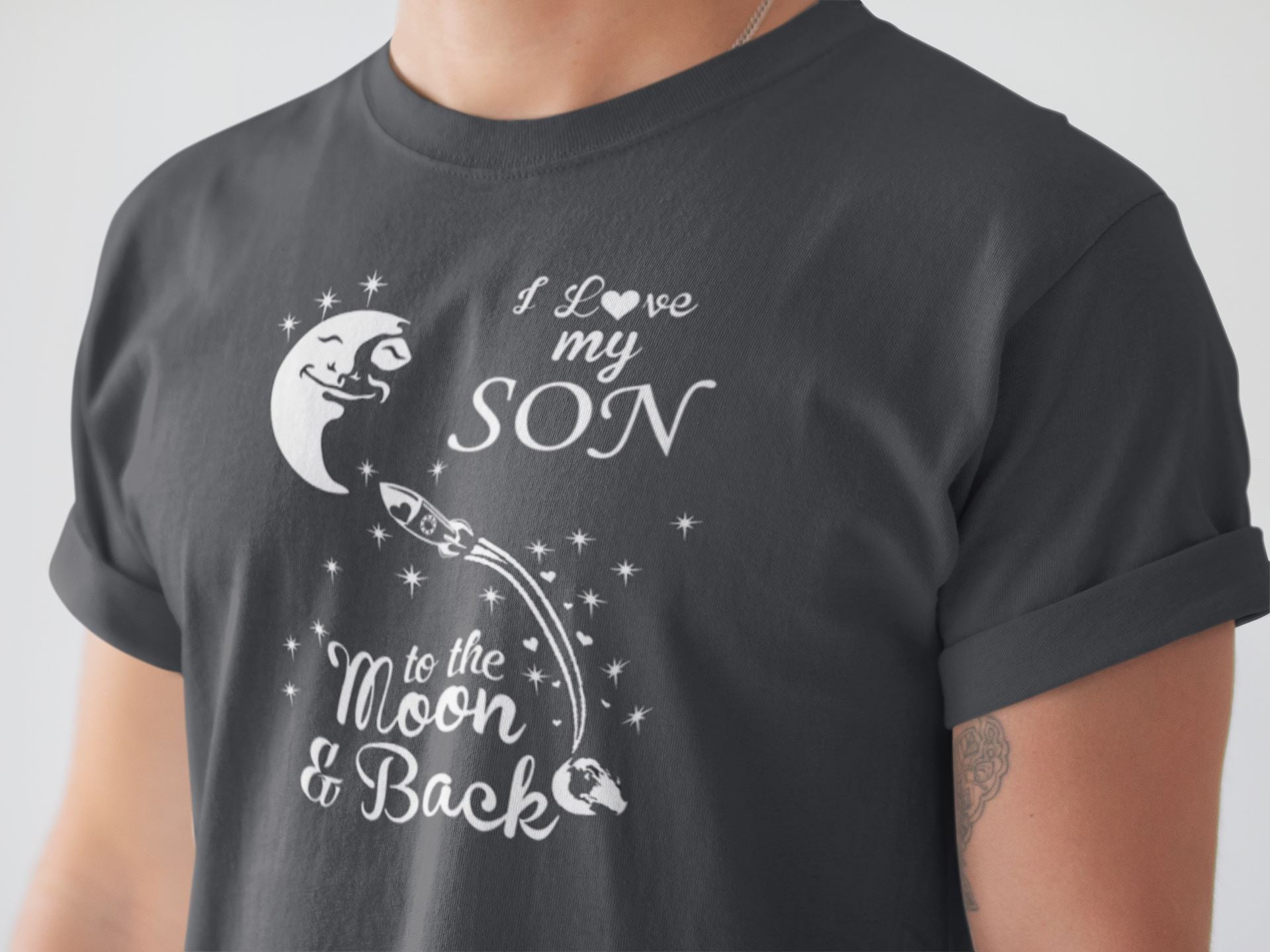 I Love My Son to the Moon and Back Special Family T Shirt for Men and Women freeshipping - Catch My Drift India