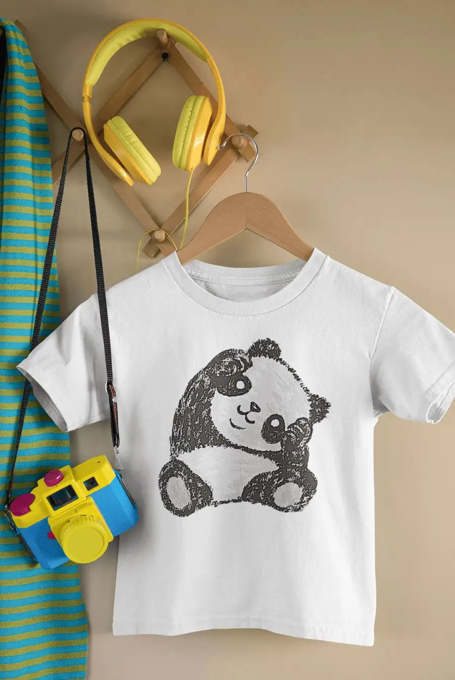 Baby Panda Drawing Adorable T Shirt for Babies | Premium Design | Catch My Drift India - Catch My Drift India Clothing babies, baby, kids, onesie, onesies, toddlers