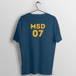 MSD 07 Special Navy Blue Back Printed Jersey T Shirt for Men and Women - Navy Blue / M