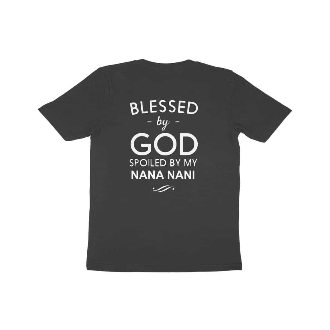 Blessed and Loved By Nana Nani Exclusive Double Printed T Shirt for Kids Printrove 