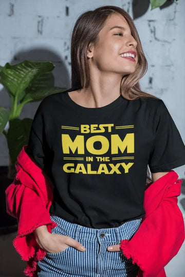 Best Mom in the Galaxy Exclusive T Shirt for Women | Premium Design | Catch My Drift India