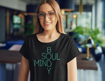 Body Mind Soul Exclusive Unisex T Shirt | Premium Design | Catch My Drift India