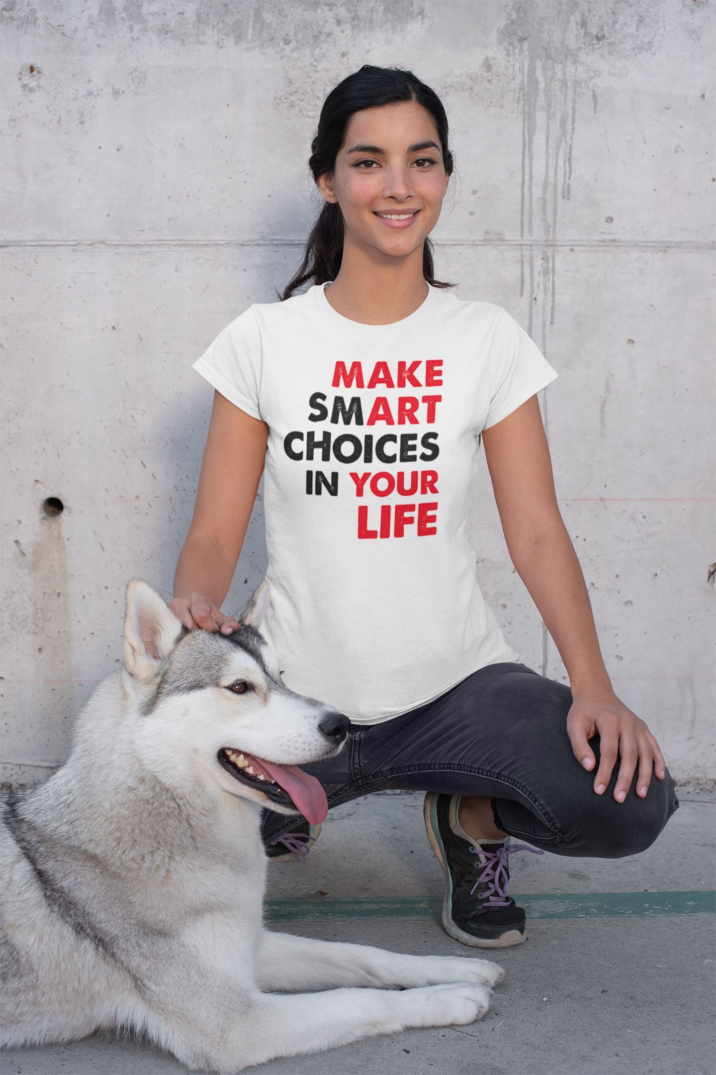 Make Art Your Life Special White T Shirt for Men and Women freeshipping - Catch My Drift India