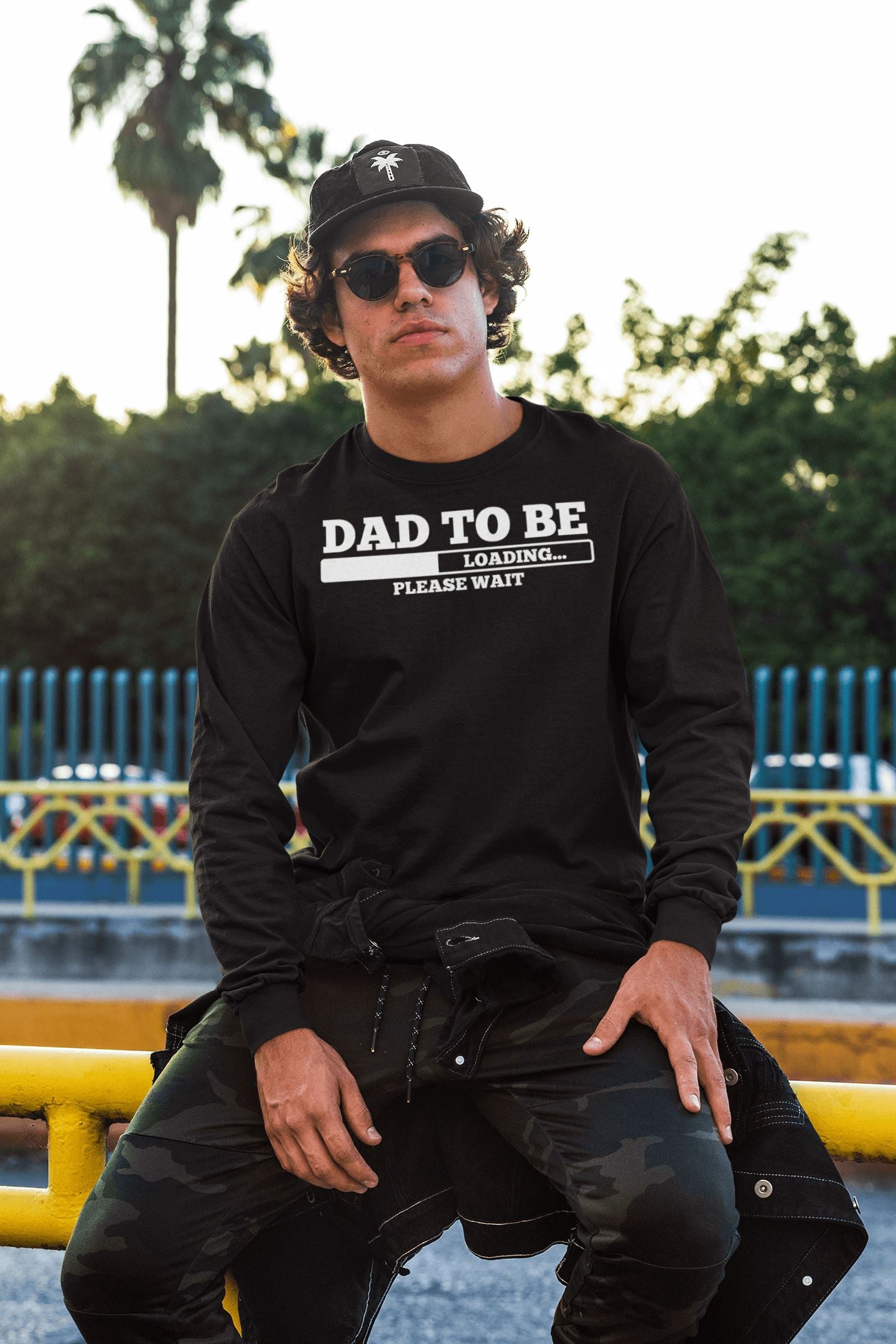 Dad To Be Exclusive Full Sleeves T Shirt for Men - Catch My Drift India  black, clothing, full sleeves, made in india, parents, shirt