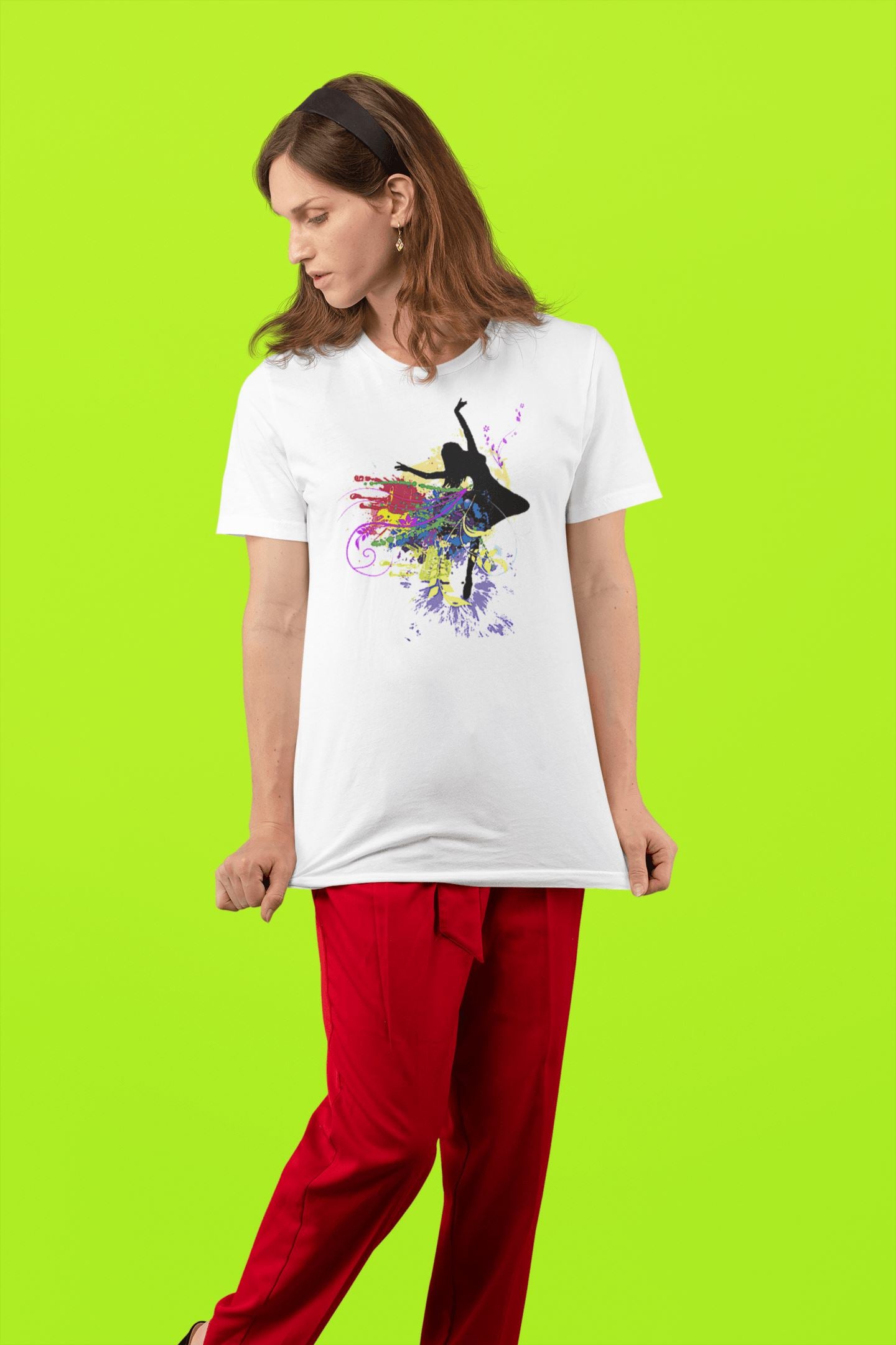 Dance is Life Expressive T Shirt for Women | Premium Design | Catch My Drift India - Catch My Drift India  clothing, dance, dancing, female, general, gym, made in india, shirt, t shirt, trend