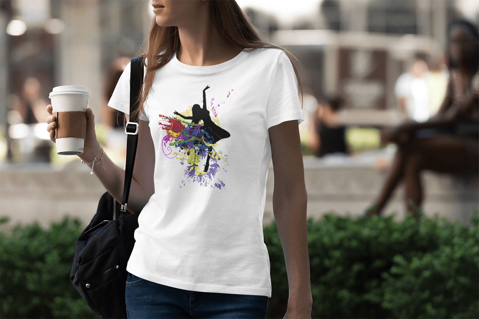 Dance is Life Expressive T Shirt for Women | Premium Design | Catch My Drift India - Catch My Drift India  clothing, dance, dancing, female, general, gym, made in india, shirt, t shirt, trend