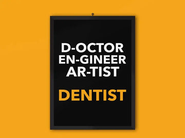 Dentist DEA Poster for Dental Clinics | Premium Design | Catch My Drift India - Catch My Drift India Posters dentist, posters