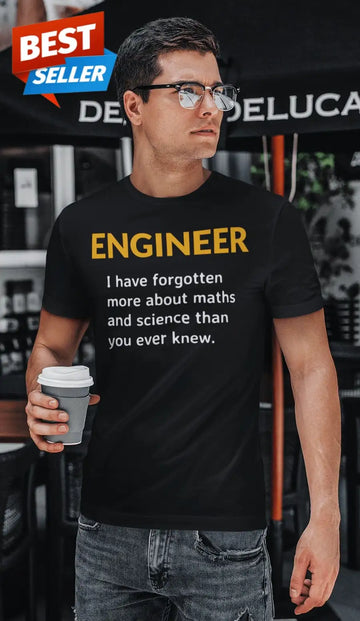 Engineer T Shirt for Guys | Premium Design | Catch My Drift India
