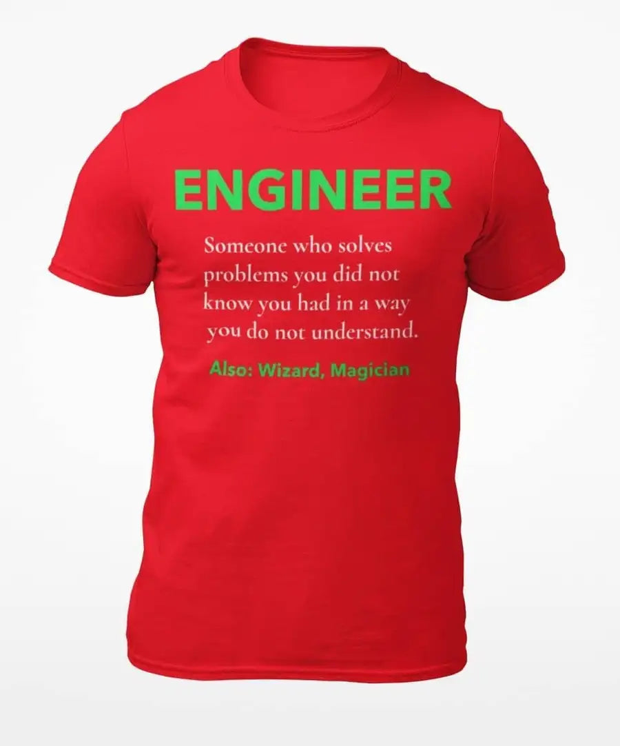 Engineering Wizard T-Shirt | Premium Design | Catch My Drift India - Catch My Drift India Clothing black, clothing, engineer, engineering, made in india, shirt, t shirt, tshirt