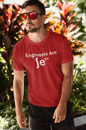 Engineers Are Sexy Exclusive T Shirt for Men | Premium Design | Catch My Drift India - Catch My Drift India Clothing black, clothing, engineer, engineering, made in india, red, shirt, t shirt