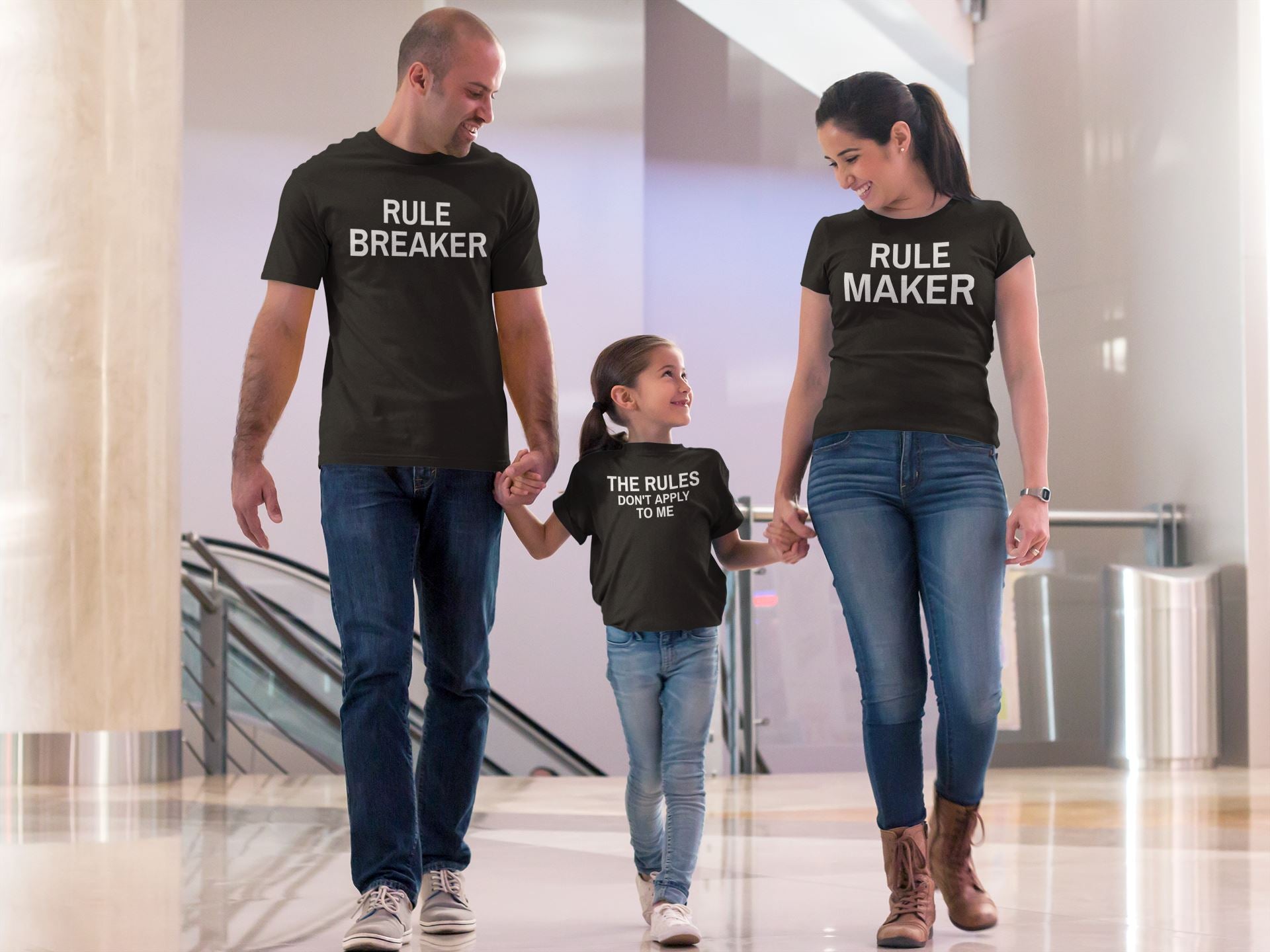 Rule Breaker Exclusive Family T Shirt for Men and Women freeshipping - Catch My Drift India