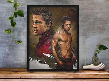 Fight Club Special Brad Pitt Swag Poster for Men and Women freeshipping - Catch My Drift India
