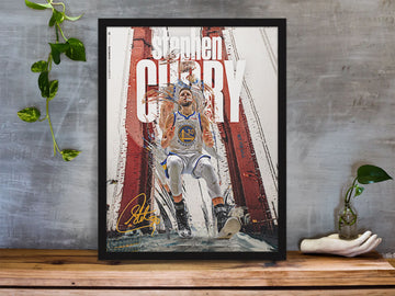 Steph Curry Special "Chef Curry" Basketball Framed Poster freeshipping - Catch My Drift India