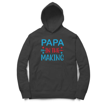 Mama in the Making and Papa in the Making Exclusive Hoodie - Clearance Catch My Drift India Papa in the Making / Black XL 