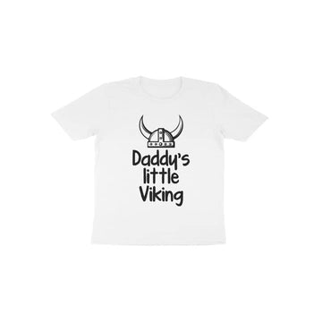 Daddy's Little Viking Exclusive White T Shirt for Babies