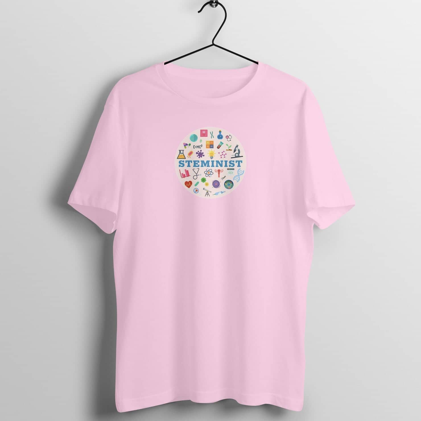 Steminist Special Pink T Shirt for Women freeshipping - Catch My Drift India